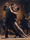 Study Canvas Paintings - STUDY FOR TANGO II